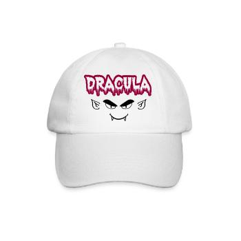 dracula - Baseballkappe - Weiß/Weiß - Vorne