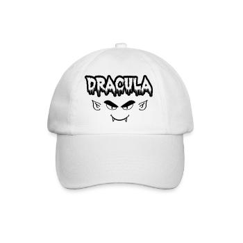 dracula 01 - Baseballkappe - Weiß/Weiß - Vorne