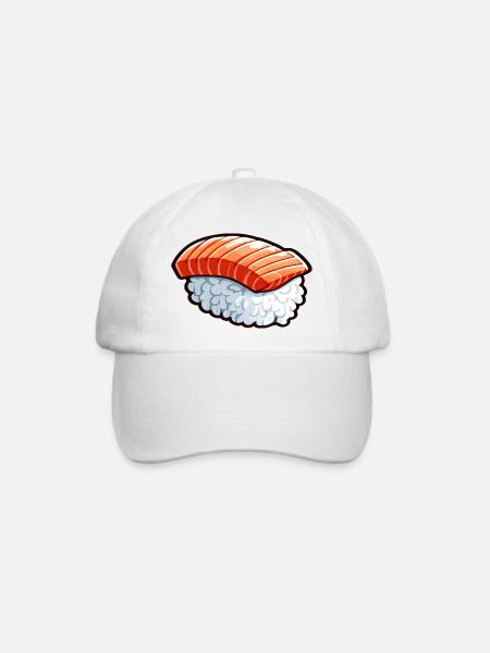 Gourmet-Sushi - Baseballkappe - Weiß/Weiß