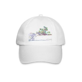 BMX - Baseballkappe - Weiß/Weiß - Vorne