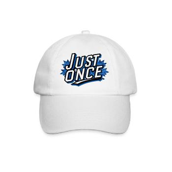 Ahornblätter nur einmal dunkel - Baseballkappe - Weiß/Weiß - Vorne