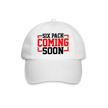 Six Pack Coming Soon 63 - Baseballkappe - Weiß/Weiß - Vorne