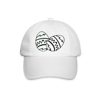 ostereier - Baseballkappe - Weiß/Weiß - Vorne
