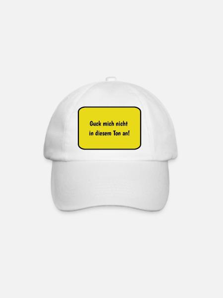 Ton - Baseballkappe - Weiß/Weiß