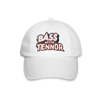 Bass Better Tenor - Baseballkappe - Weiß/Weiß - Vorne