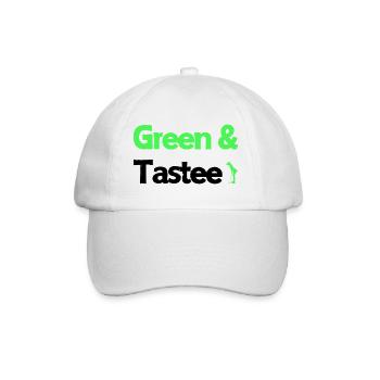 Green & Tastee Golferin - Baseballkappe - Weiß/Weiß - Vorne