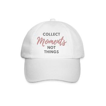 Collect Moments - Baseballkappe - Weiß/Weiß - Vorne