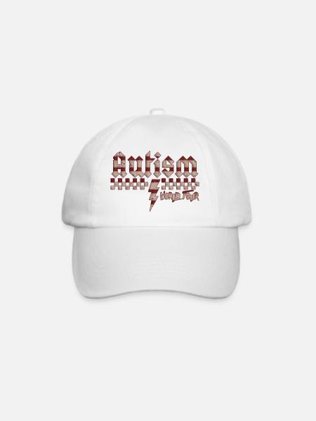 Autismus-Bewusstsein: anders, anders, besser - Baseballkappe - Weiß/Weiß