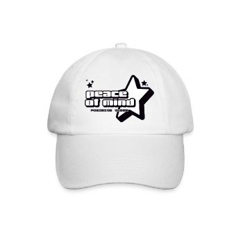 Peace of Mind - Baseballkappe - Weiß/Weiß - Vorne