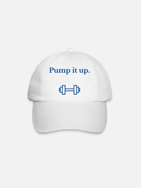 Pump it up - Baseballkappe - Weiß/Weiß