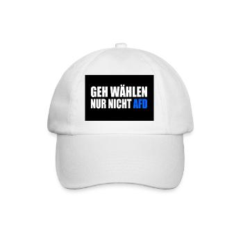 Afd - Baseballkappe - Weiß/Weiß - Vorne