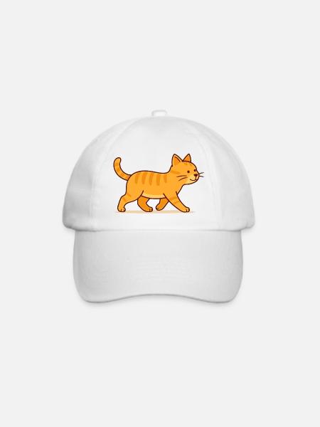 Kater Pauli - Baseballkappe - Weiß/Weiß