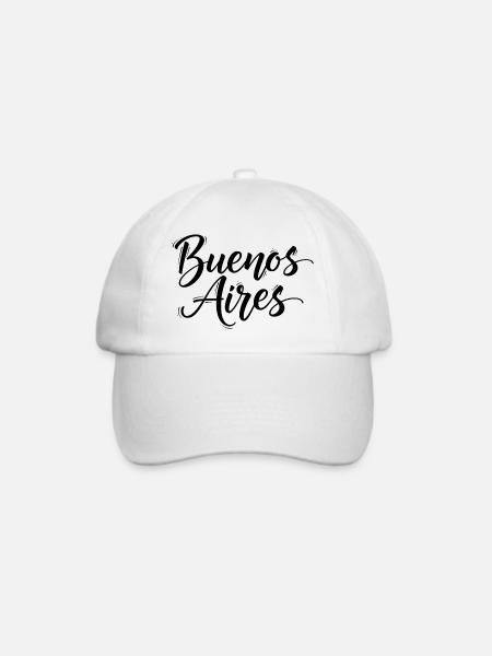 Buenos Aires - Baseballkappe - Weiß/Weiß