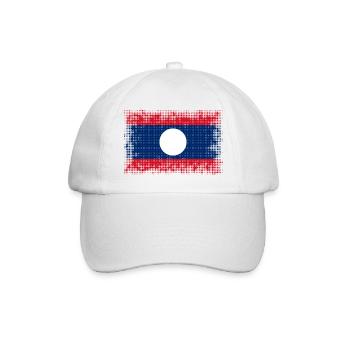 Laos - Baseballkappe - Weiß/Weiß - Vorne