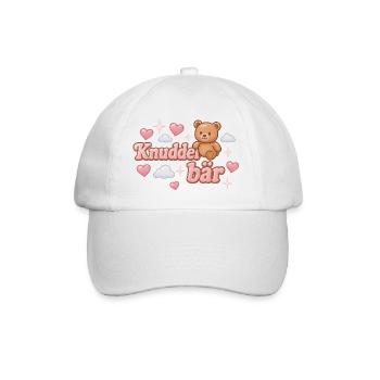 knuddelbär / y2k statement design - Baseballkappe - Weiß/Weiß - Vorne