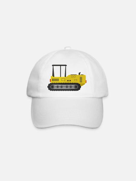 Raupenschlepper - Baseballkappe - Weiß/Weiß