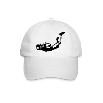 Skydiver - Baseballkappe - Weiß/Weiß - Vorne