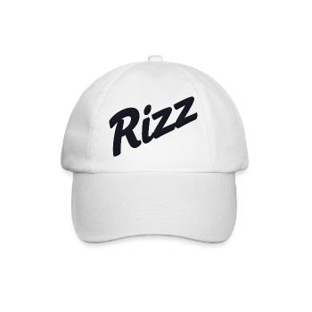 Rizz Neon-Skript - Baseballkappe - Weiß/Weiß - Vorne