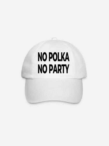 Polka - Baseballkappe - Weiß/Weiß