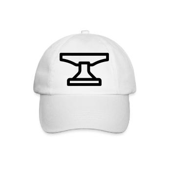 Amboss - Baseballkappe - Weiß/Weiß - Vorne