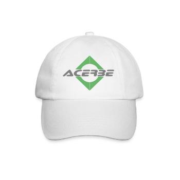 Bissiger Charakter - Baseballkappe - Weiß/Weiß - Vorne