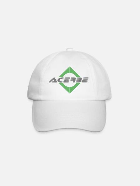 Bissiger Charakter - Baseballkappe - Weiß/Weiß