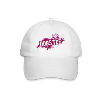 Dubstep-Graffiti-Grunge - Baseballkappe - Weiß/Weiß - Vorne