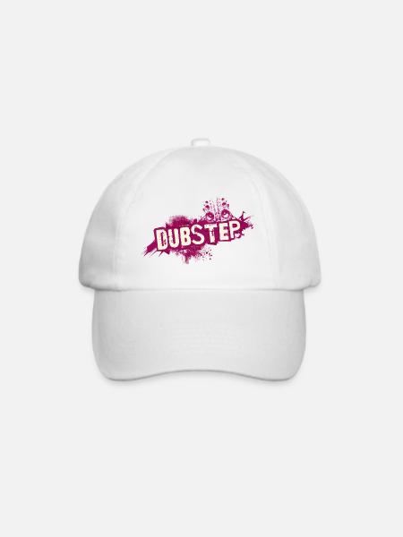 Dubstep-Graffiti-Grunge - Baseballkappe - Weiß/Weiß