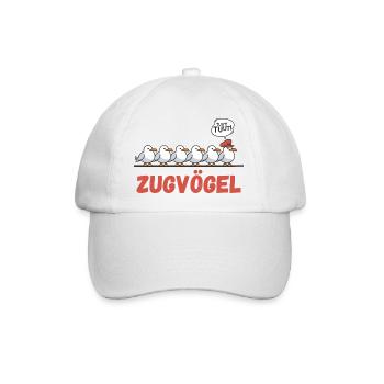  Zugvögel Tuut Tuut Lustige Möwen Für Bahnfan - Baseballkappe - Weiß/Weiß - Vorne