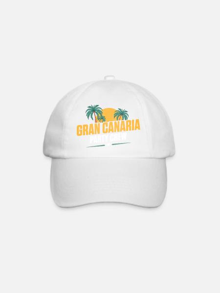 Gran Canaria Party Crew - Baseballkappe - Weiß/Weiß