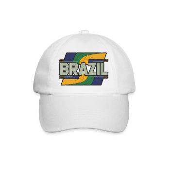 Brazil - Baseballkappe - Weiß/Weiß - Vorne