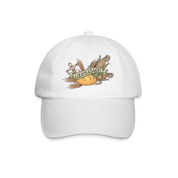 Lughnasadh Lughnasa Lammas erstes Fest - Baseballkappe - Weiß/Weiß - Vorne
