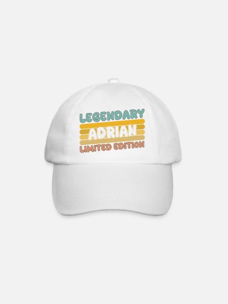 Legendary Adrian - Baseballkappe - Weiß/Weiß