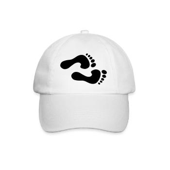 Füße - Baseballkappe - Weiß/Weiß - Vorne