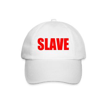Slave - Baseballkappe - Weiß/Weiß - Vorne