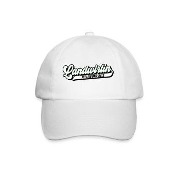 Landwirtin mit Leib & Seele | Farben änderbar - Baseballkappe - Weiß/Weiß - Vorne