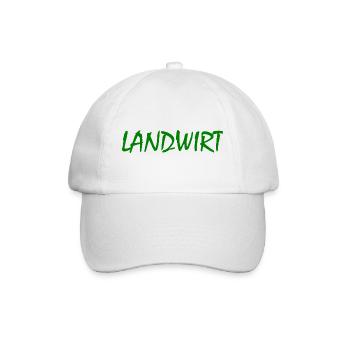 Landwirt - Baseballkappe - Weiß/Weiß - Vorne