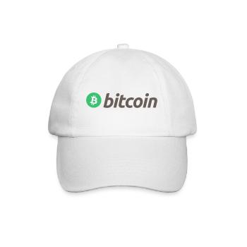 Bitcoin (Bitcoin) - Baseballkappe - Weiß/Weiß - Vorne