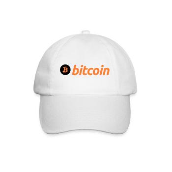 Bitcoin (Bitcoin) - Baseballkappe - Weiß/Weiß - Vorne