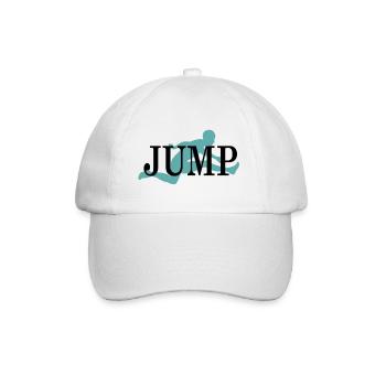 jump - Baseballkappe - Weiß/Weiß - Vorne
