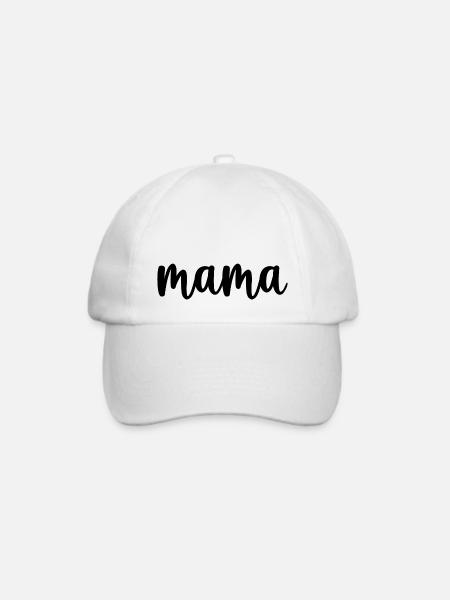 Mama beste Mama - Baseballkappe - Weiß/Weiß