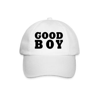 Good boy - Baseballkappe - Weiß/Weiß - Vorne