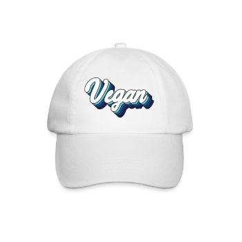 Vegan - Baseballkappe - Weiß/Weiß - Vorne