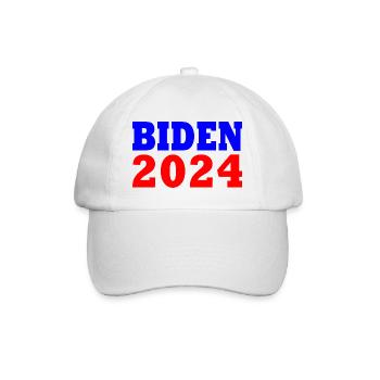 Joe biden 2024 - Baseballkappe - Weiß/Weiß - Vorne