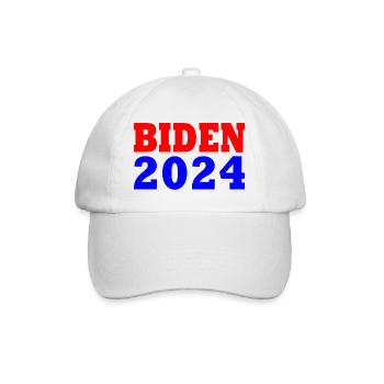 Joe Biden 2024 - Baseballkappe - Weiß/Weiß - Vorne