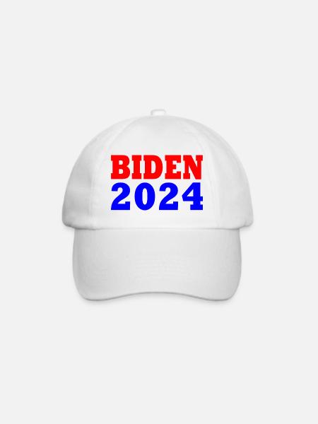 Joe Biden 2024 - Baseballkappe - Weiß/Weiß