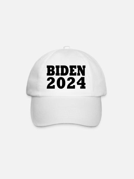 Joe biden 2024 - Baseballkappe - Weiß/Weiß