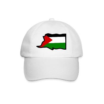 Palestina - Baseballkappe - Weiß/Weiß - Vorne
