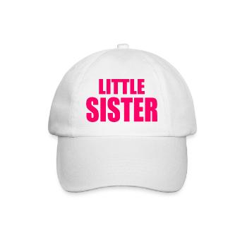 Little sister - Baseballkappe - Weiß/Weiß - Vorne