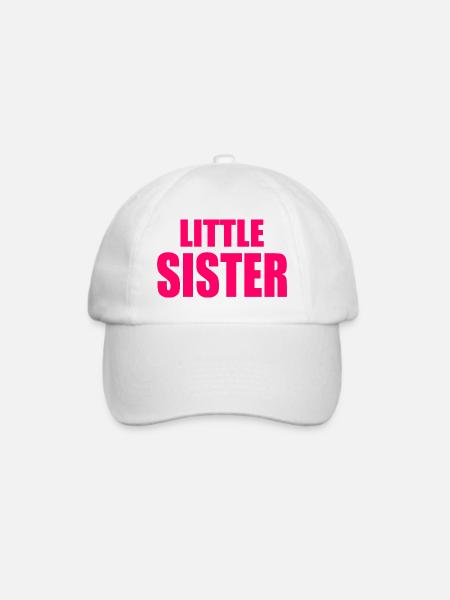 Little sister - Baseballkappe - Weiß/Weiß
